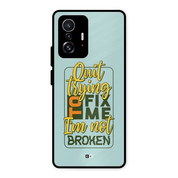 Not Broken Metal Back Case for Xiaomi 11T Pro