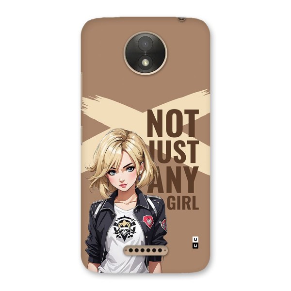 Not Just Any Back Case for Moto C Plus