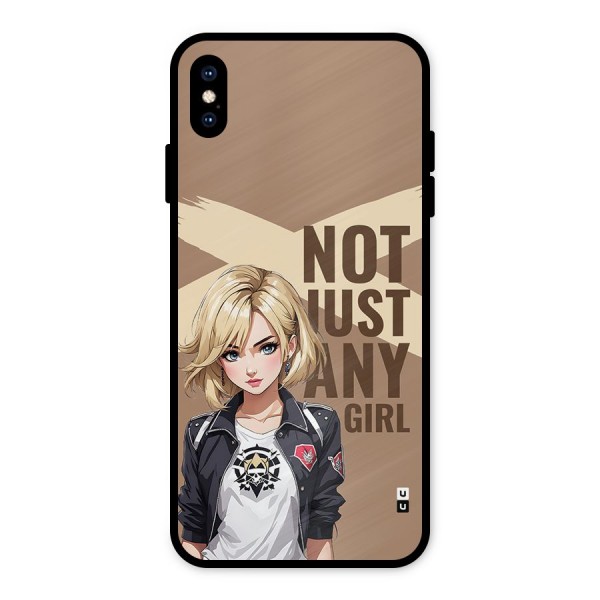 Not Just Any Metal Back Case for iPhone XS Max