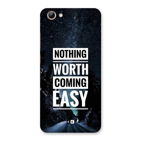 Nothing Worth Easy Back Case for Vivo Y71i