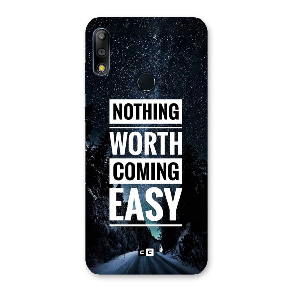 Nothing Worth Easy Back Case for Zenfone Max Pro M2
