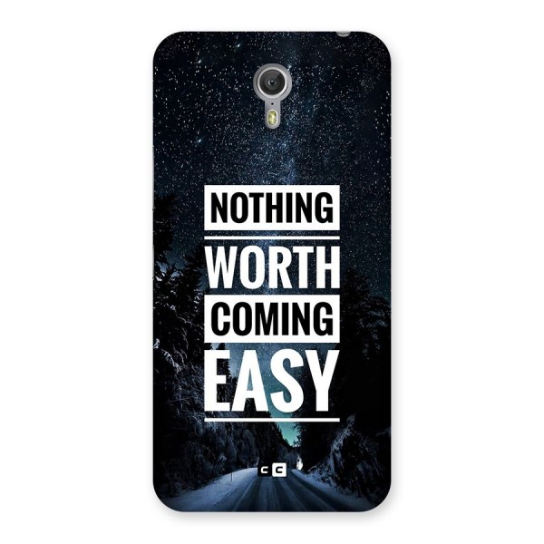Nothing Worth Easy Back Case for Zuk Z1