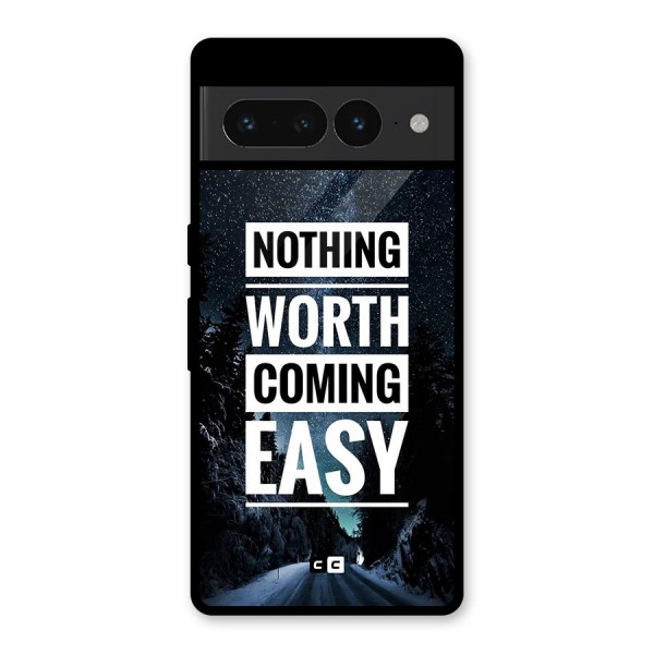 Nothing Worth Easy Glass Back Case for Google Pixel 7 Pro