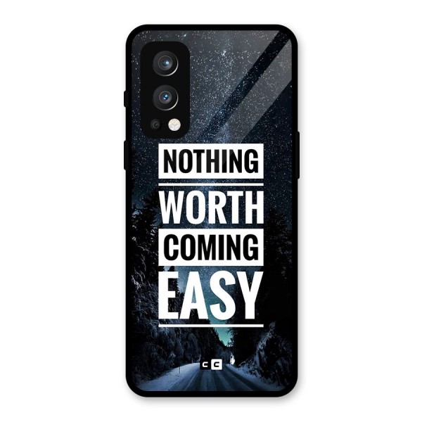 Nothing Worth Easy Glass Back Case for OnePlus Nord 2 5G