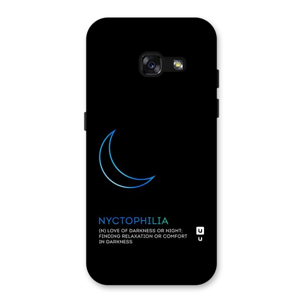 Nyctophilia Love of Darkness Back Case for Galaxy A3 (2017)