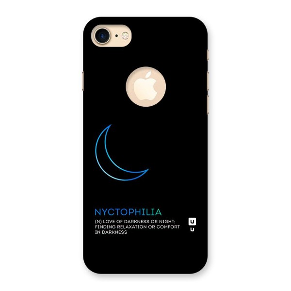 Nyctophilia Love of Darkness Back Case for iPhone 7 Logo Cut