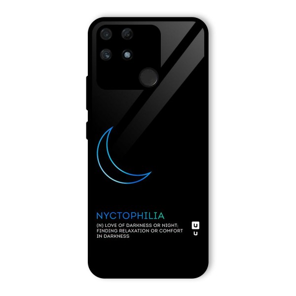 Nyctophilia Love of Darkness Glass Back Case for Realme Narzo 50A