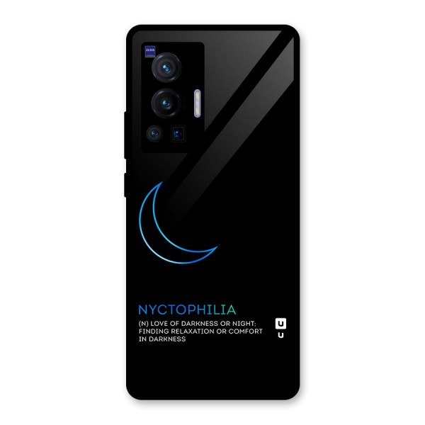 Nyctophilia Love of Darkness Glass Back Case for Vivo X70 Pro