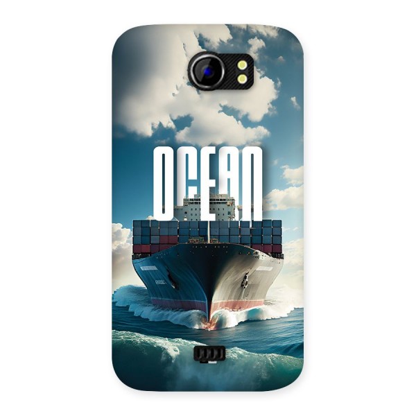Ocean Life Back Case for Canvas 2 A110