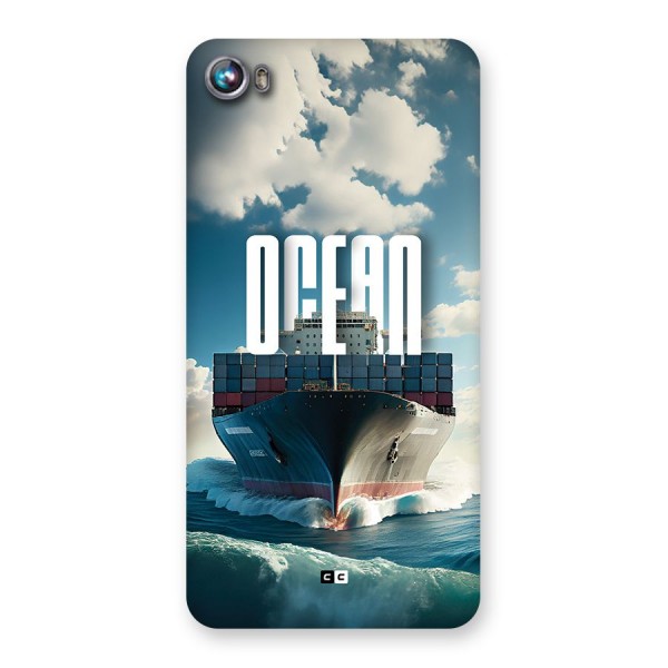 Ocean Life Back Case for Canvas Fire 4 (A107)