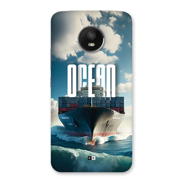 Ocean Life Back Case for Moto E4 Plus