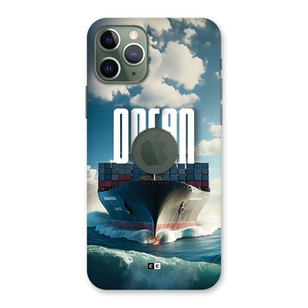 Ocean Life Back Case for iPhone 11 Pro Logo Cut