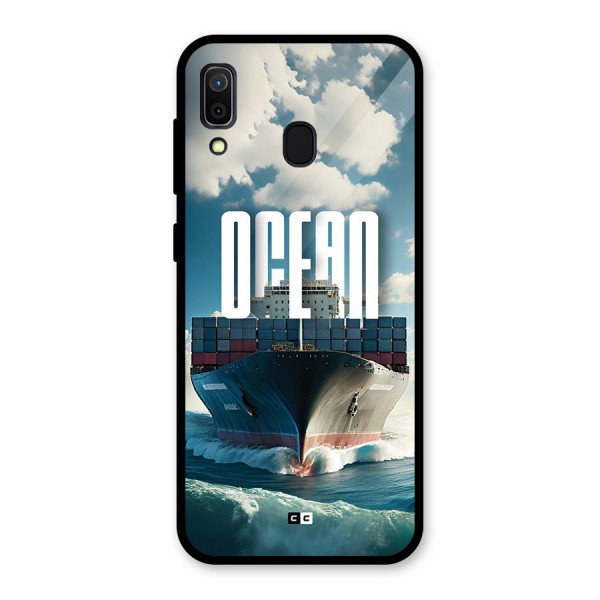 Ocean Life Glass Back Case for Galaxy A30