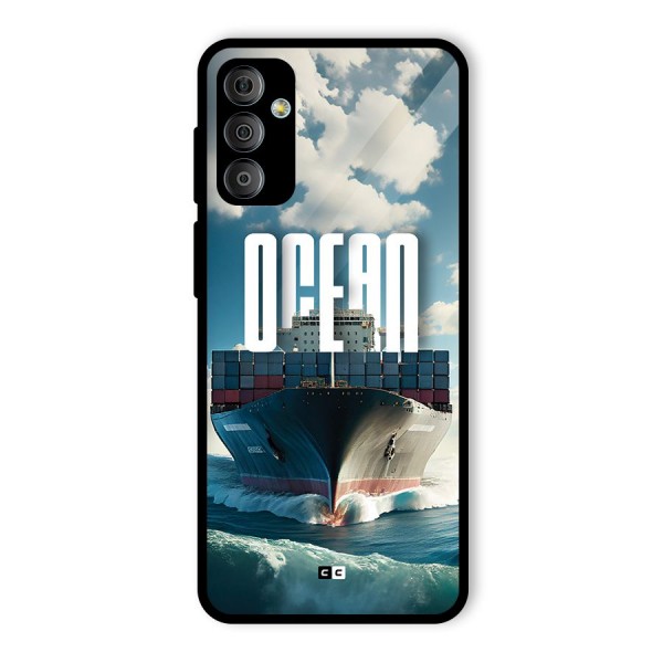 Ocean Life Glass Back Case for Galaxy F23