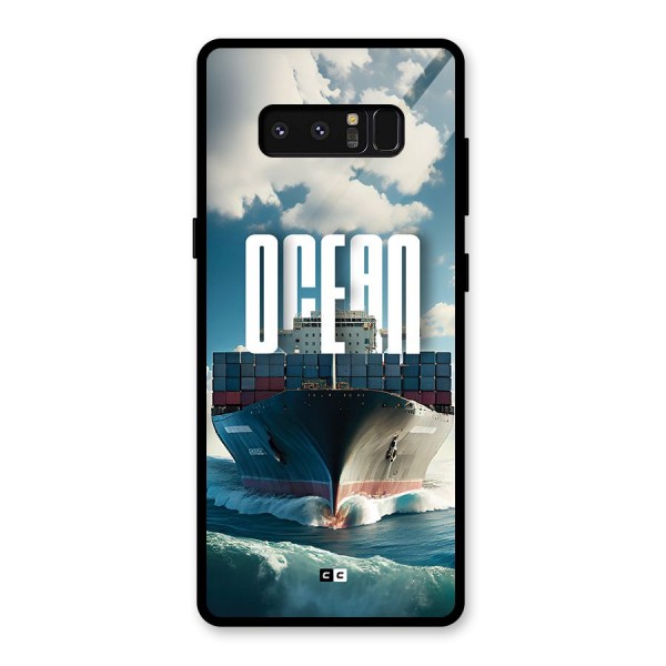 Ocean Life Glass Back Case for Galaxy Note 8