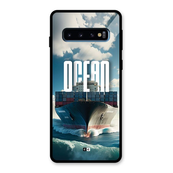 Ocean Life Glass Back Case for Galaxy S10