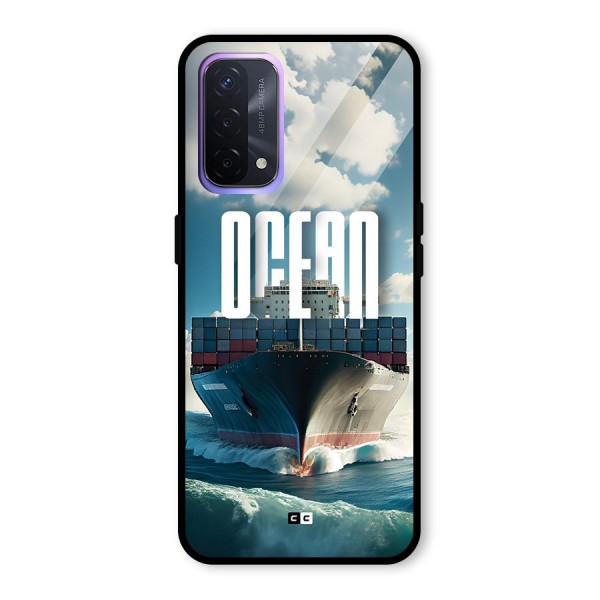 Ocean Life Glass Back Case for Oppo A74 5G