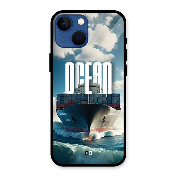 Ocean Life Glass Back Case for iPhone 13 Mini