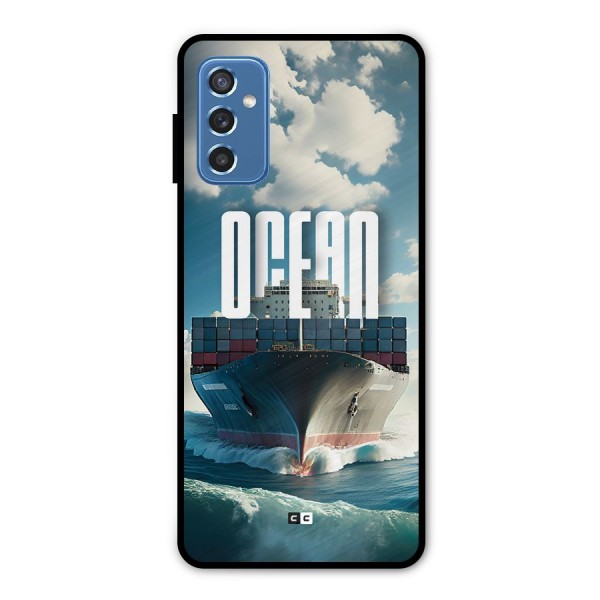 Ocean Life Metal Back Case for Galaxy M52 5G