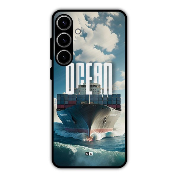 Ocean Life Metal Back Case for Galaxy S24 Plus