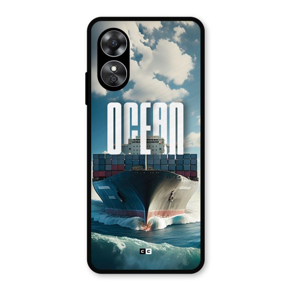 Ocean Life Metal Back Case for Oppo A17