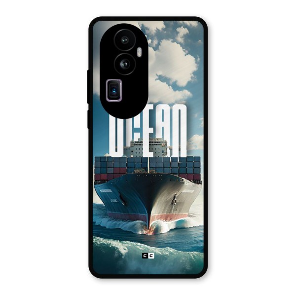 Ocean Life Metal Back Case for Oppo Reno10 Pro Plus