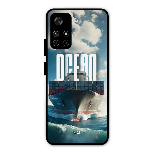 Ocean Life Metal Back Case for Poco M4 Pro 5G