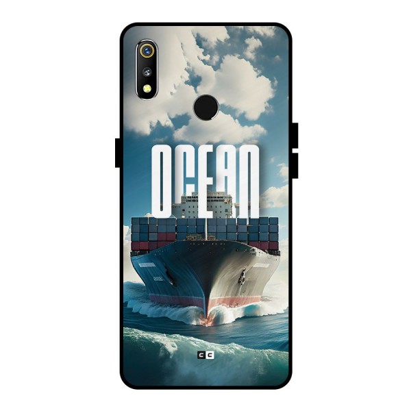 Ocean Life Metal Back Case for Realme 3