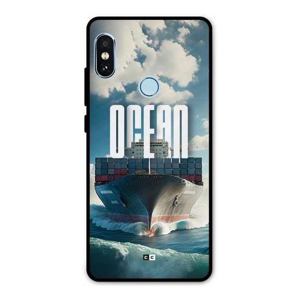 Ocean Life Metal Back Case for Redmi Note 5 Pro