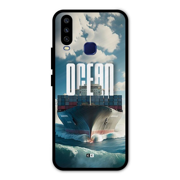 Ocean Life Metal Back Case for Vivo V17