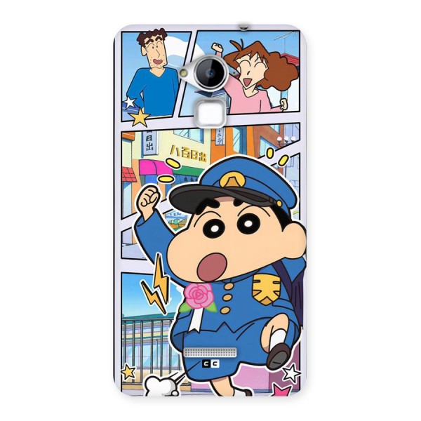 Officer Shinchan Back Case for Coolpad Note 3