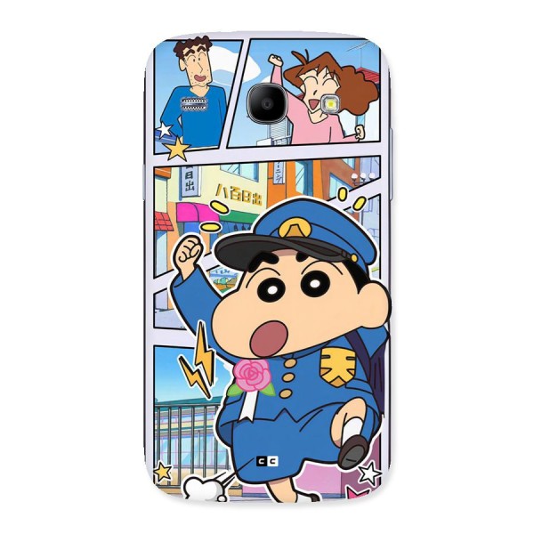 Officer Shinchan Back Case for Galaxy Core
