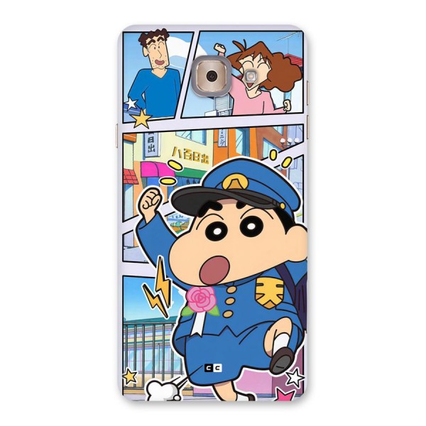 Officer Shinchan Back Case for Galaxy J7 Max