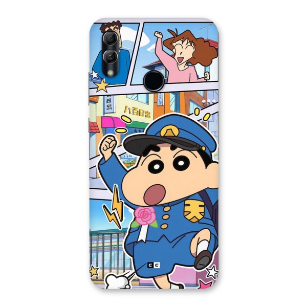 Officer Shinchan Back Case for Honor 10 Lite