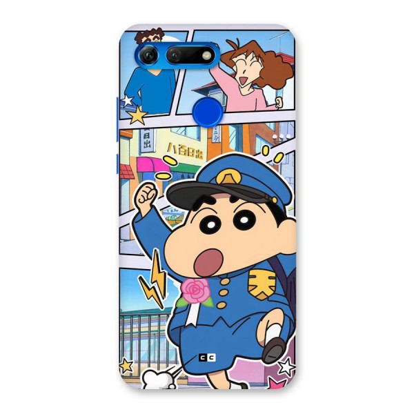 Officer Shinchan Back Case for Honor View 20