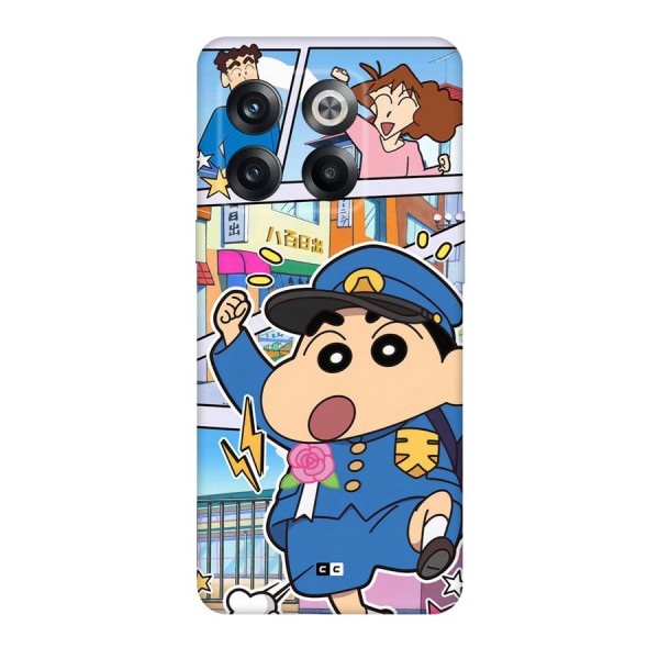 Officer Shinchan Back Case for OnePlus 10T