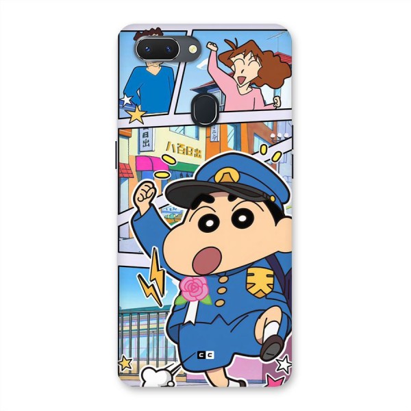 Officer Shinchan Back Case for Realme 2