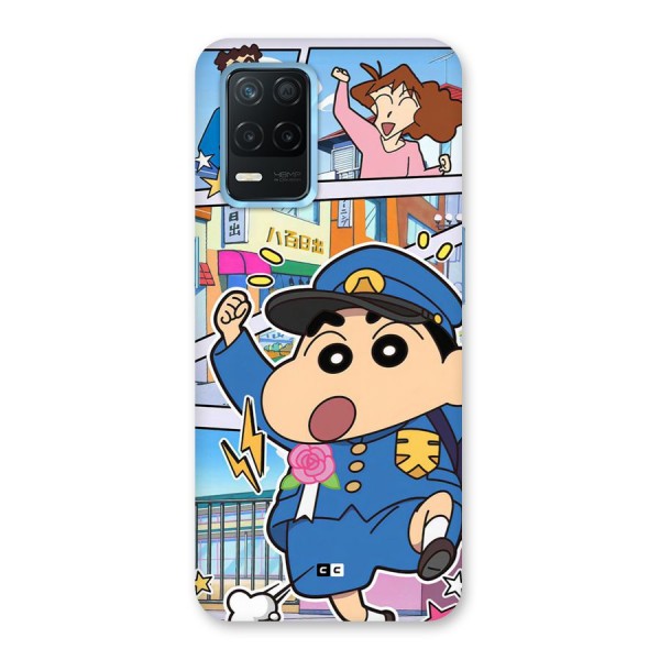 Officer Shinchan Back Case for Realme Narzo 30 5G