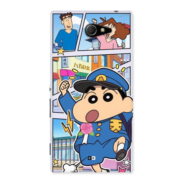 Officer Shinchan Back Case for Xperia M2