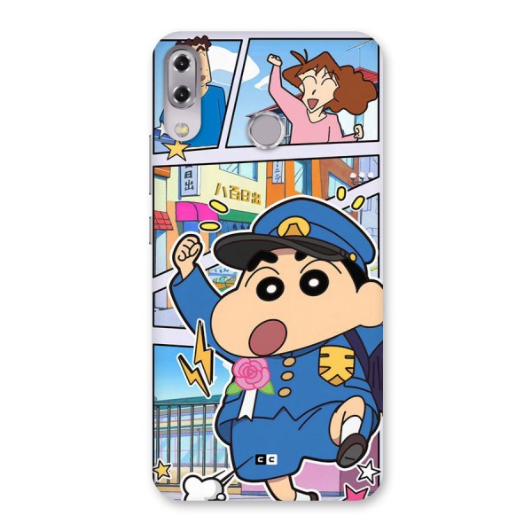 Officer Shinchan Back Case for Zenfone 5Z