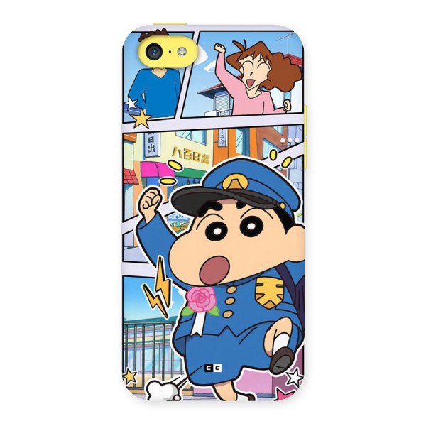 Officer Shinchan Back Case for iPhone 5C