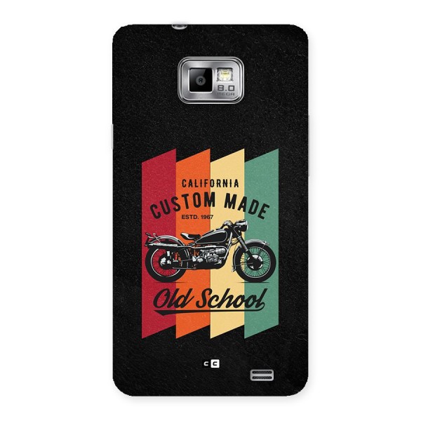 Old School Bike Back Case for Galaxy S2