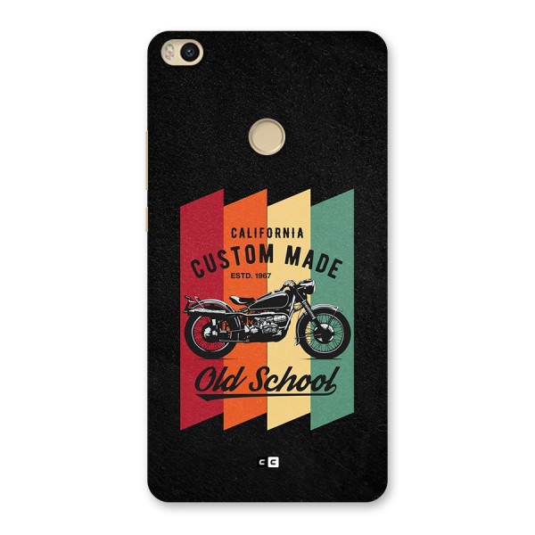Old School Bike Back Case for Mi Max 2