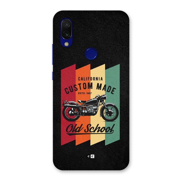 Old School Bike Back Case for Redmi 7