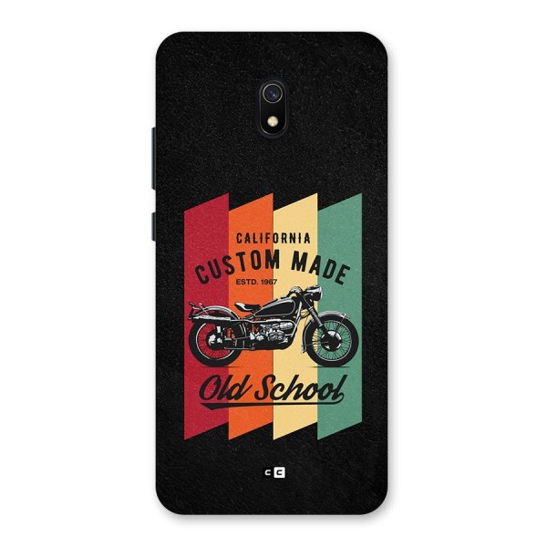 Old School Bike Back Case for Redmi 8A