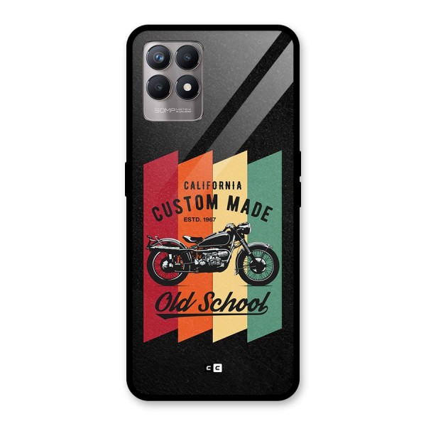 Old School Bike Glass Back Case for Realme Narzo 50