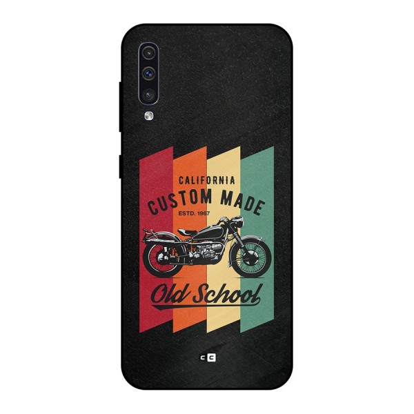 Old School Bike Metal Back Case for Galaxy A30s