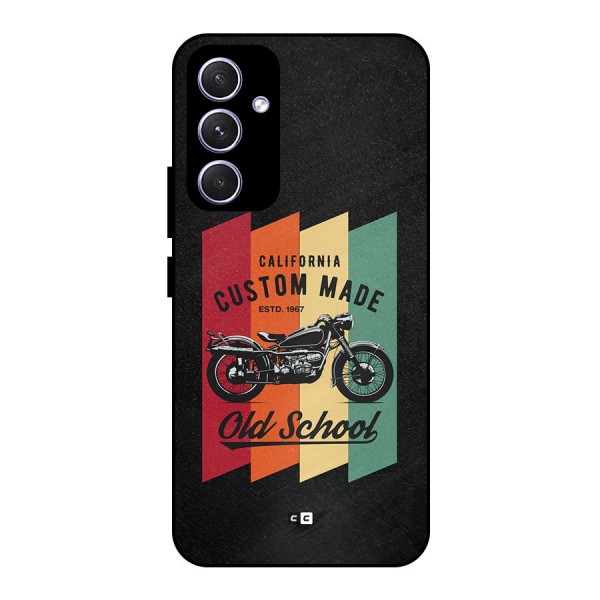 Old School Bike Metal Back Case for Galaxy A54