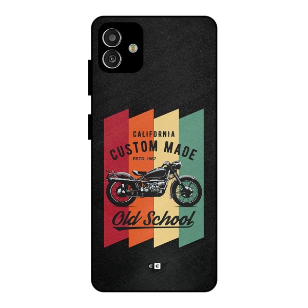 Old School Bike Metal Back Case for Galaxy M13 5G