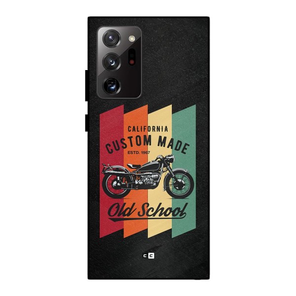 Old School Bike Metal Back Case for Galaxy Note 20 Ultra